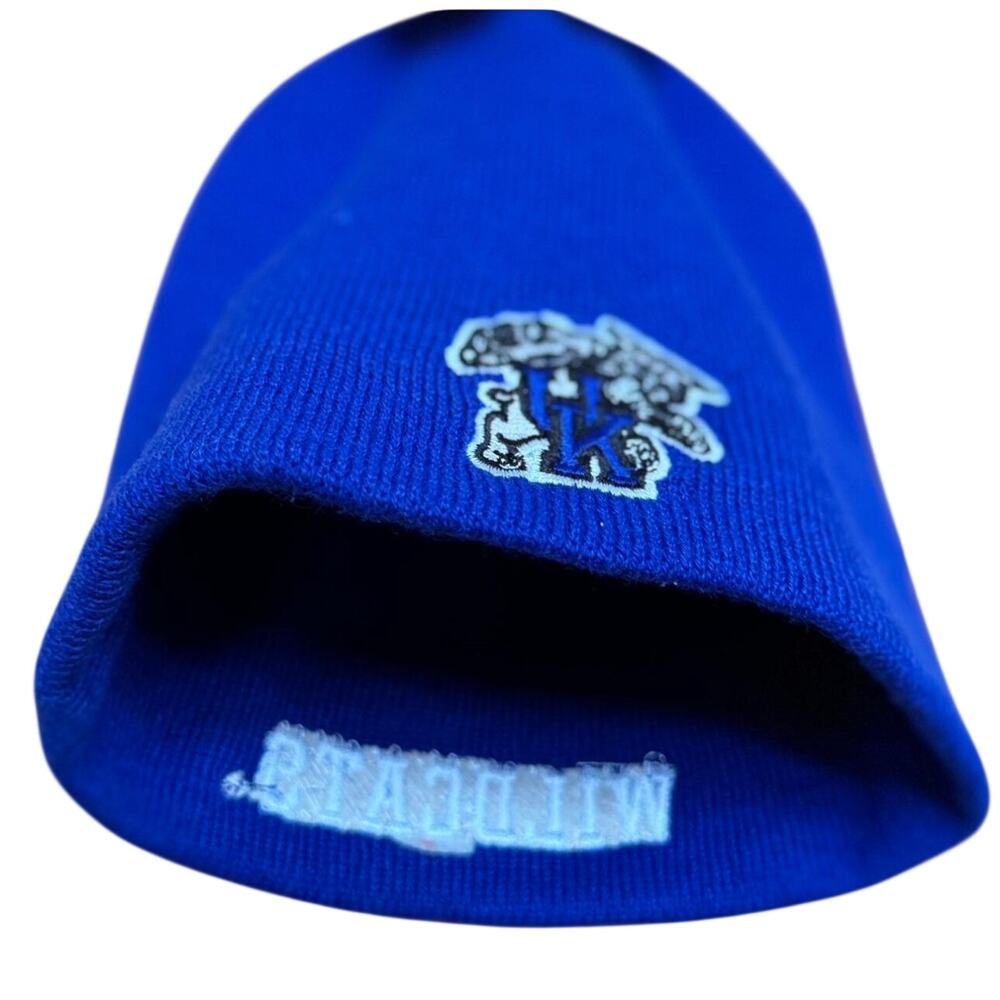 Kentucky Wildcats Kids Beanie Blue White UK Logo Winter Knit Hat NWT